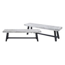 Load image into Gallery viewer, Tranquilizer - Outdoor Acacia Wood Bench With Slat Panel Design