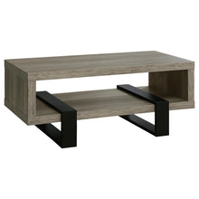 Load image into Gallery viewer, 1 Shelf Coffee Table Design And Accents - Gray