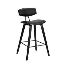 Load image into Gallery viewer, Iron Low Back Counter Height Bar Chair - Black