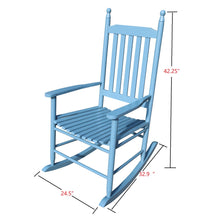 Load image into Gallery viewer, Wooden Porch Rocker Chair