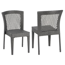 Load image into Gallery viewer, Farley - Stacking Sidechair (Set of 2) With Open Backrests - Gray