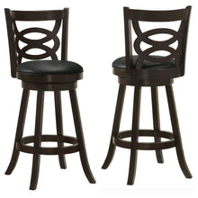 Load image into Gallery viewer, Swivel Bar Stool (Set of 2) - Black