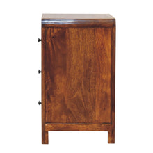 Load image into Gallery viewer, 24" Solid Wood Three Drawer Nightstand - Chestnut