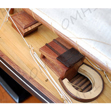 Load image into Gallery viewer, Hand Painted Model Boat (624689) - White / Black