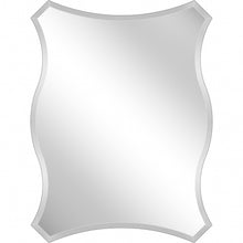 Load image into Gallery viewer, 32" Novelty Glass Framed Accent Mirror - Silver