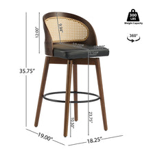 Load image into Gallery viewer, Como - Indoor Wood Barstool (Sey of 2)