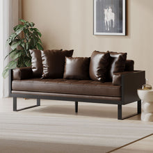 Load image into Gallery viewer, Contemporary Oversized Loveseat With Accent Pillow