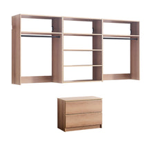 Load image into Gallery viewer, Devi - Wall Mounted Closet System With Modular Units