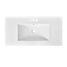 Load image into Gallery viewer, Single Bathroom Basin Sink Vanity Top Only & 3 Faucet Holes - White