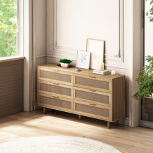 Load image into Gallery viewer, Modern 6 Drawer Storage Cabinet For Bedroom