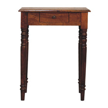 Load image into Gallery viewer, Turned Leg Writing Desk - Chestnut