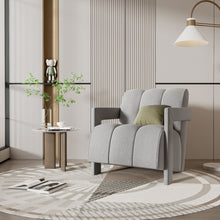Load image into Gallery viewer, Modern Minimalist Leisure Armchair With L Shaped Armrests