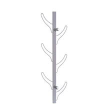 Load image into Gallery viewer, Vertical Eight Hook Coat Rack Wall Mount