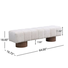Load image into Gallery viewer, Upholstered Dining Bench For Dining Room