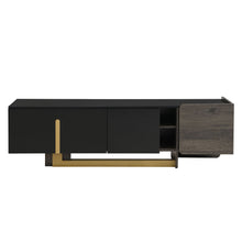 Load image into Gallery viewer, TV Stand With 1 Drawer, 2 Cabinets And Adjustable Shelves