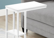 Load image into Gallery viewer, Accent Table, C - Shaped, Marble Look Contemporary & Modern Convenient Design