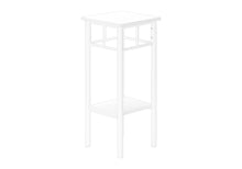 Load image into Gallery viewer, Square End Table With Shelf - White