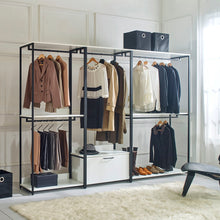 Load image into Gallery viewer, Fiona - Freestanding Walk-In, Closet System - White