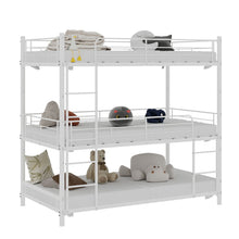 Load image into Gallery viewer, Triple Frame Bed With Built In Ladder
