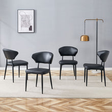 Load image into Gallery viewer, Minimalist Ergonomic Dining Chair With Curved Backres (Set of 4)