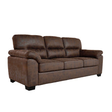 Load image into Gallery viewer, 3 Seater Sofa With Padded Armrests And Triangular Leg