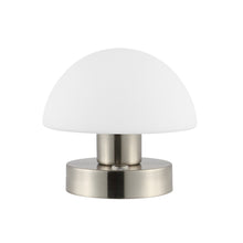 Load image into Gallery viewer, Novelty USB Table Lamp With Dome Shade - Nickel