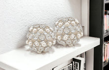 Load image into Gallery viewer, Decorative Orbs (Set of 2) (480013) - Silver / Clear