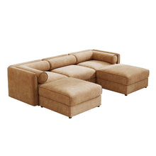 Load image into Gallery viewer, Contemporary Elegant Sofa With Storage And Ottoman