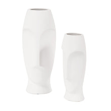 Load image into Gallery viewer, Cylinder Table Vases (Set of 2) - White