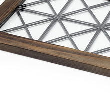 Load image into Gallery viewer, 28" Wood Indoor Outdoor Tray With Handles - Brown