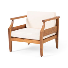 Load image into Gallery viewer, Outdoor Club Chair With Recessed Arms And Cushions