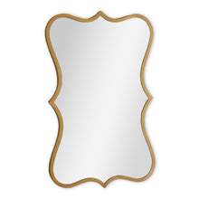 Load image into Gallery viewer, 32" Antiqued Metal Scalloped Accent Mirror - Bronze