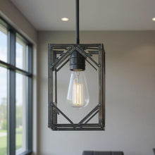 Load image into Gallery viewer, Kitchen Island Dimmable Chandelier With Shades - Black