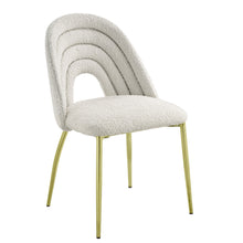 Load image into Gallery viewer, Contemporary Upholstered Fabric Dining Side Chairs (Set of 2) - Beige