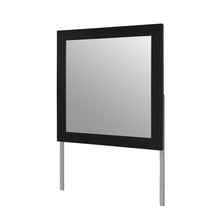 Load image into Gallery viewer, 35" Square Mounted Framed Dresser Mirror - Black