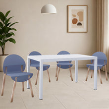 Load image into Gallery viewer, 4 Piece Set Of Single Chairs With Long Table