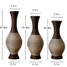 Load image into Gallery viewer, Tall Designer Floor Vase With Elegant 2 Tone