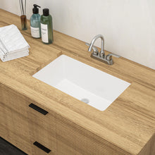 Load image into Gallery viewer, Modern Ceramic Undermount Bathroom Sink With Overflow, High Quality
