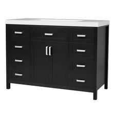 Load image into Gallery viewer, Bathroom Vanity With Sink, 2 Doors 8 Drawers, Soft Close System, Classic Design