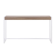Load image into Gallery viewer, Sled Console Table - Gray Brown / White