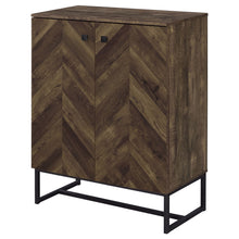 Load image into Gallery viewer, Sager - 4 Shelf Accent Cabinet - Oak