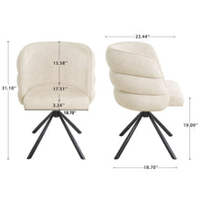 Load image into Gallery viewer, 270 Degree Swivel Upholstered Desk Chairs (Set of 2)