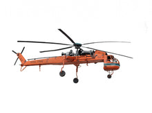 Load image into Gallery viewer, Hand Painted Model Airplane Tabletop Sculpture - Orange