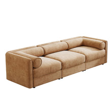 Load image into Gallery viewer, Stylish Sofa With Storage Seat And Cylindrical Backrest