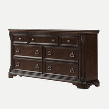 Load image into Gallery viewer, 7 Drawer Dresser - Mahogany