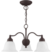 Load image into Gallery viewer, Dimmable 3 Light Chandelier With Shades - Bronze