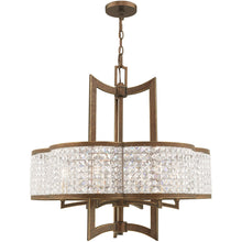 Load image into Gallery viewer, 26'' Six Light Dimmable Chandelier With Shades - Bronze