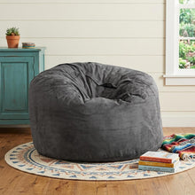 Load image into Gallery viewer, Microsuede Classic Bean Bag - Charcoal