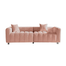 Load image into Gallery viewer, Modern 3 Seater Sofa With 2 Pillows