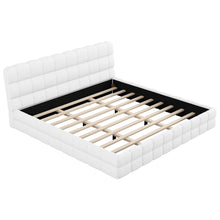 Load image into Gallery viewer, Upholstered Platform Bed With Headboard